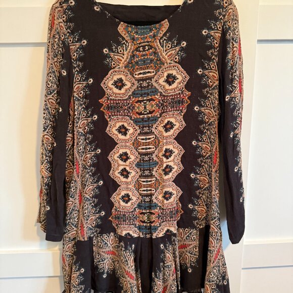 Free People Smooth Talker Tunic, Color: Black, sz Medium - Picture 4 of 10